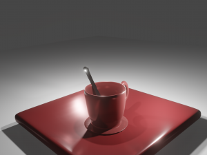 Cup for coffee 3D Model
