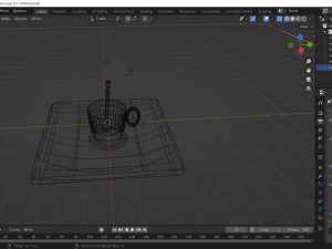 Cup for coffee 3D 모델