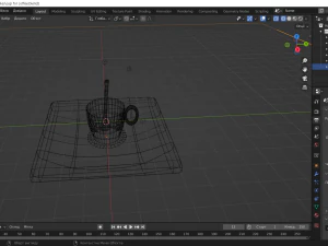Cup for coffee 3D Model
