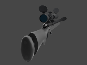 Sniper M24 Modello 3D