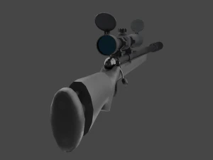 Scharfsch&uuml;tze M24 3D Modell