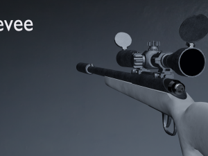 Sniper M24 Modello 3D