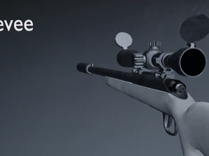 Scharfsch&uuml;tze M24 3D Modell