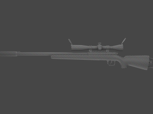 Sniper M24 Modello 3D