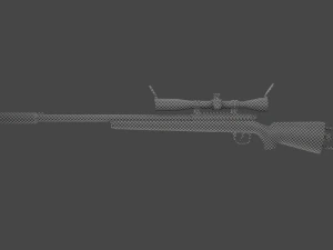 Scharfsch&uuml;tze M24 3D Modell