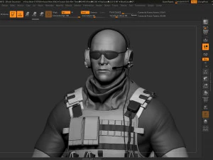 Солдат 3D Модель