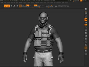 Солдат 3D Модель
