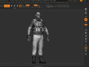 Солдат 3D Модель