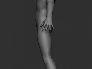 Base mesh male body 3D Model
