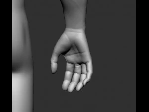 BASE MESH BODY MALE 3D Model