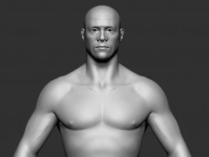BASE MESH BODY MALE 3D Model