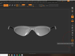Tactical glasses 3D Model