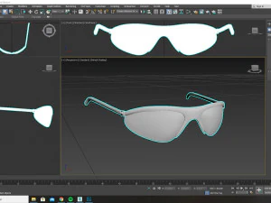 Tactical glasses 3D Model