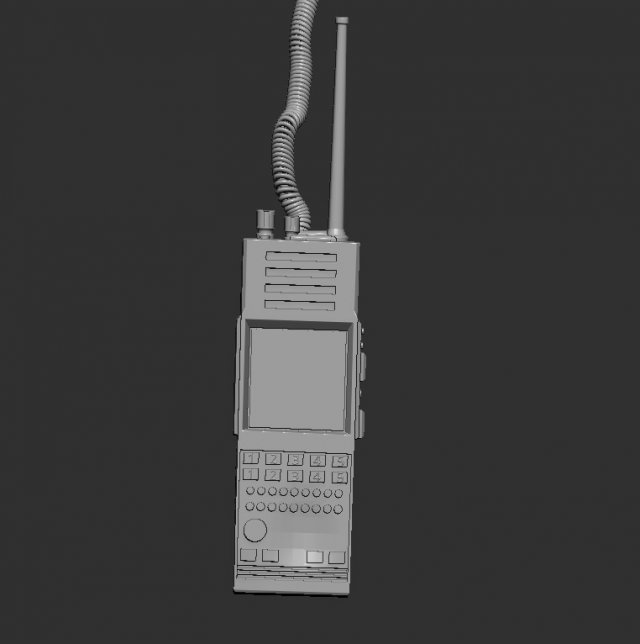 TACTICAL RADIO Model 3D .c4d .max .obj .3ds .fbx .stl .blend 
