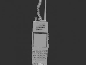 TACTICAL RADIO 3D Model