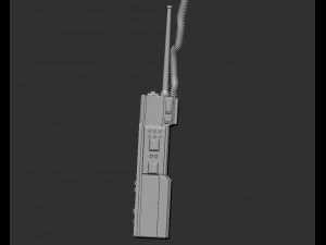 TACTICAL RADIO 3D Model