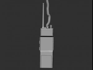 TACTICAL RADIO 3D Model
