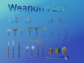 Game ready Melee and bow asset pack Low poly 3D Assets
