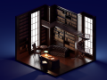 Library 3D Assets