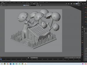 Blener render cycles illustration art Modèle 3D