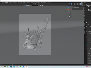 Shaman stick blender shaman render cyclec fur 3D Модель