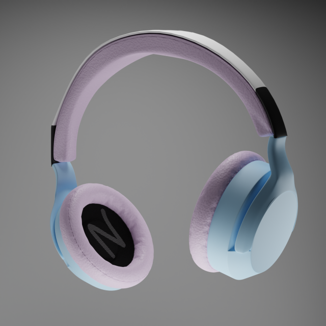 Headphones blender modeling art render cycles animation 3D 모델 .c4d .max .obj .3ds .fbx .stl .blend 
