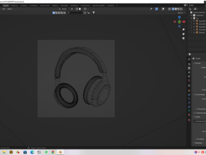 Headphones blender modeling art render cycles animation 3D 모델