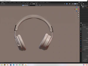 Headphones blender modeling art render cycles animation 3D Model