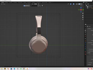 Headphones blender modeling art render cycles animation 3D Model