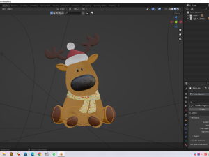 New years deer 3D Модель