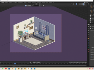 Living room 3D 모델
