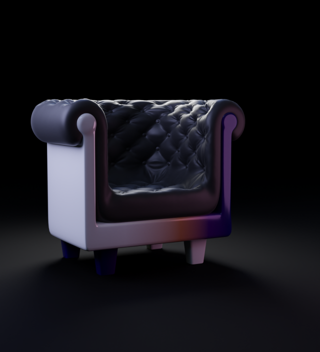 Sofa chair Modelo 3D .c4d .max .obj .3ds .fbx .stl .blend 