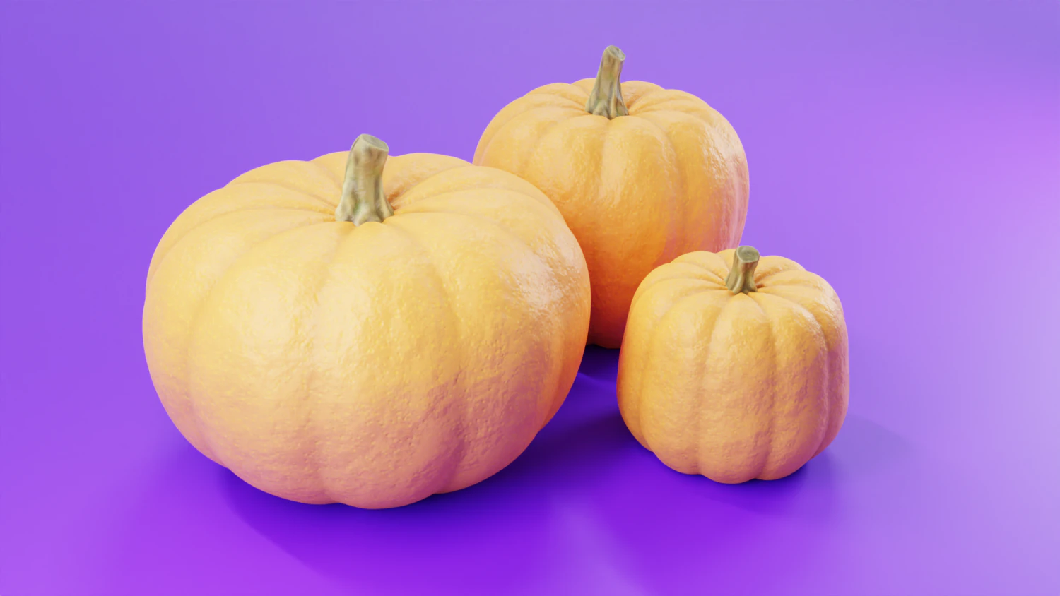 Pumpkin 3D Model .c4d .max .obj .3ds .fbx .stl .blend 