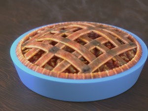 Apple Pie 3D Model