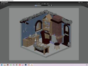 Cozy Gift Workshop in Blender 3D Model