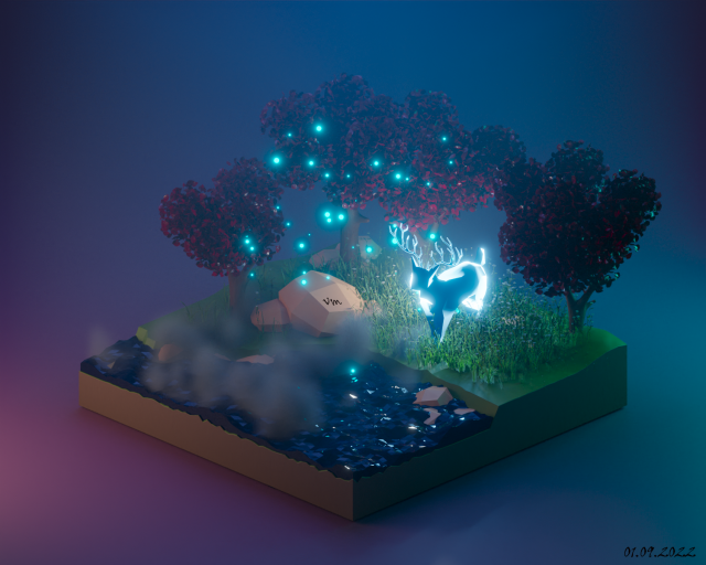 Harry Potters Patronus Modèle 3D .c4d .max .obj .3ds .fbx .stl .blend 