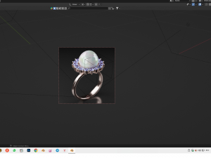 Pearl Ring 3D Model