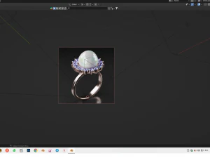 Pearl Ring 3D Model