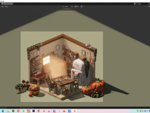 COZY KITCHEN 3D Model