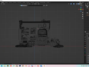 COZY KITCHEN 3D Model