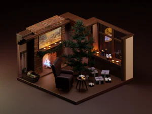 Happy New Year 3D Model