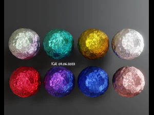 Prosed&uuml;rel Parıltılı Malzeme CG Dokuları