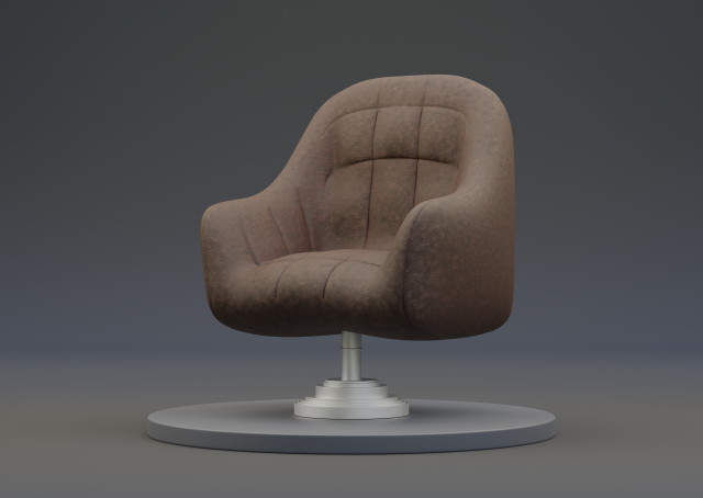 Armchair Modello 3D .c4d .max .obj .3ds .fbx .stl .blend