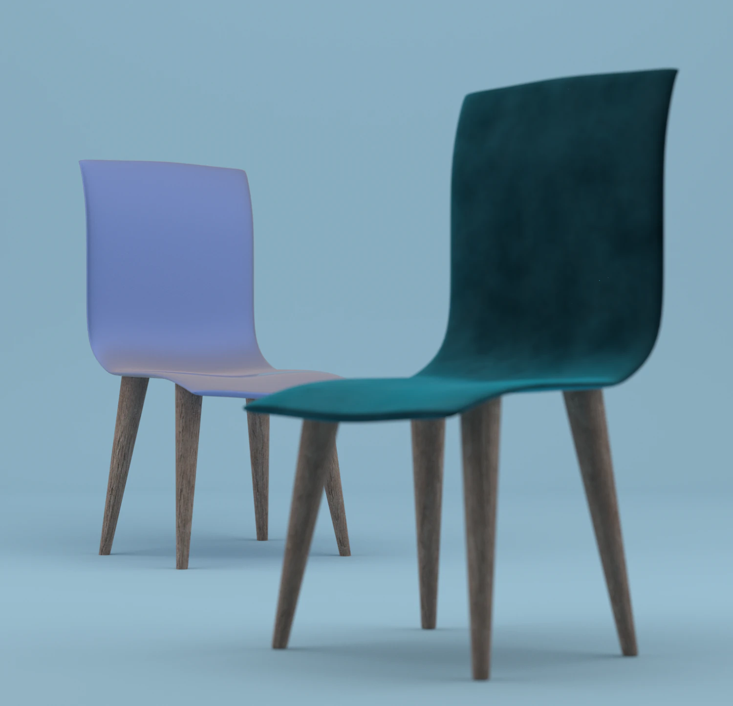 SCHOOL CHAIR 3D Model .c4d .max .obj .3ds .fbx .stl .blend 
