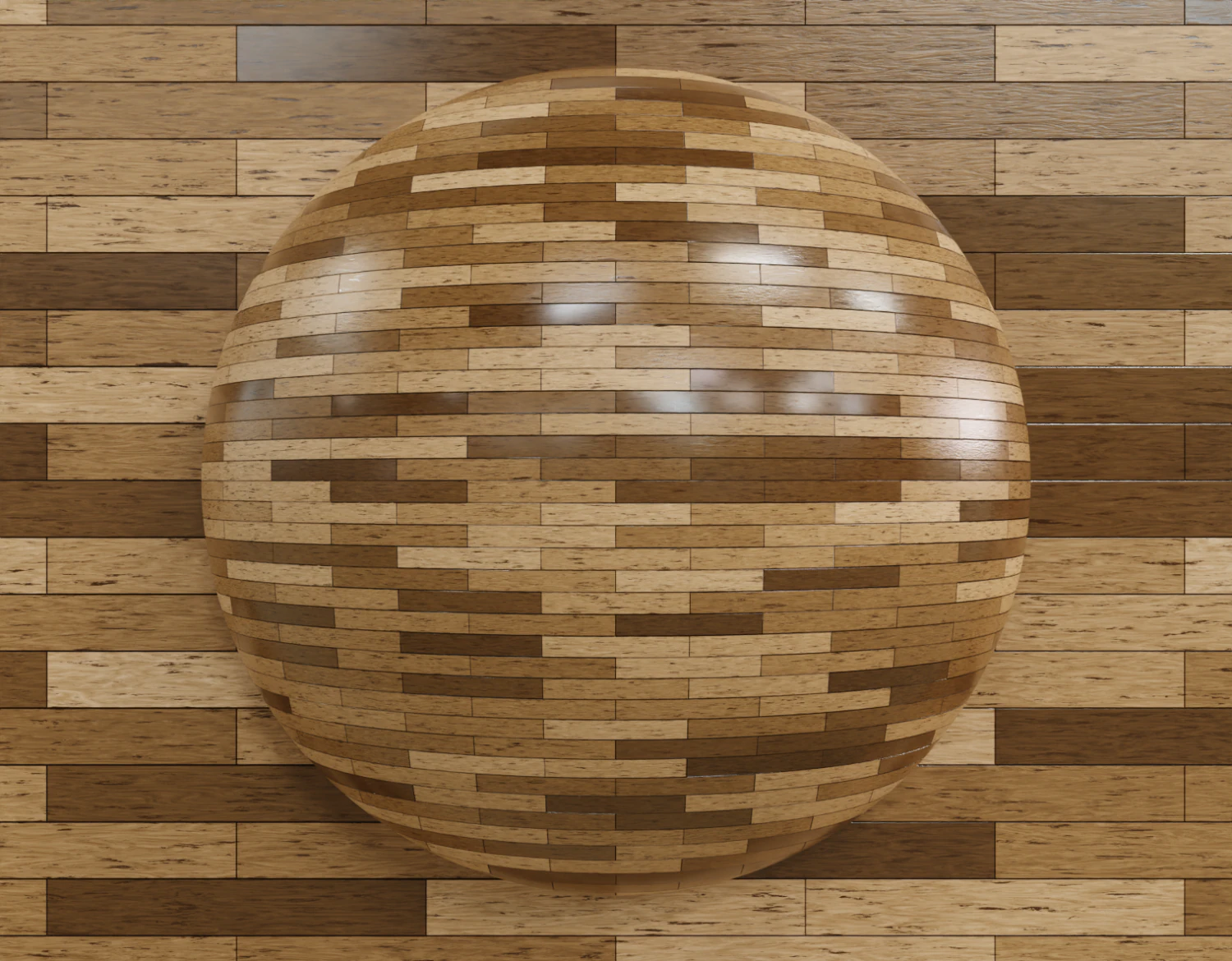 Procedural Wood Floor CG Textures .c4d .max .obj .3ds .fbx .stl .blend