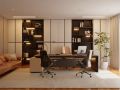 3D interior office in blender 3D 모델