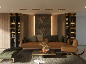 Interiors in blender 3D Model