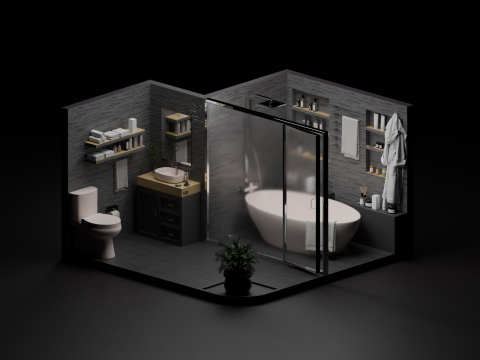 Bathroom 3Dモデル