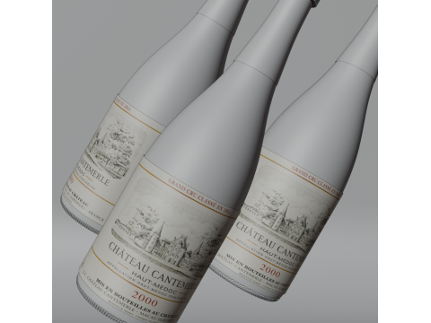 Wine Bottle 3Dモデル