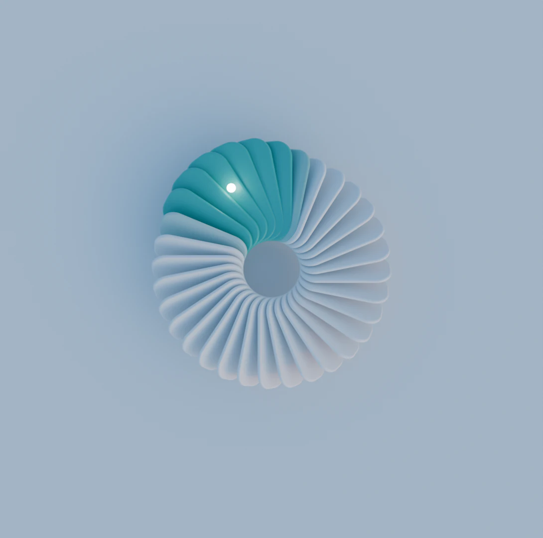 Make A Modern Abstract Loop 3D Model .c4d .max .obj .3ds .fbx .stl .blend 
